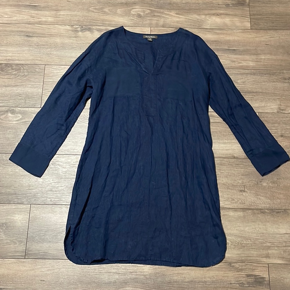 Tommy Bahama Long-Sleeve Linen Dress